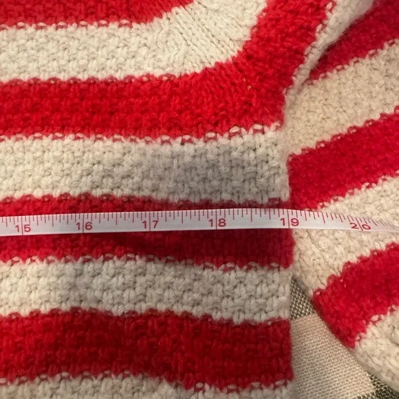 a new day Red and Cream Stripped Cardigan - Picture 10 of 13